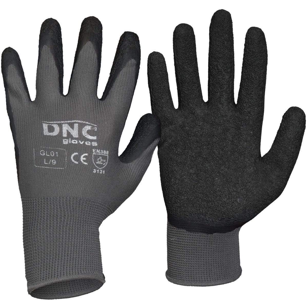 DNC Latex- Basic - GL01 PPE DNC Workwear Black/Grey S/7 